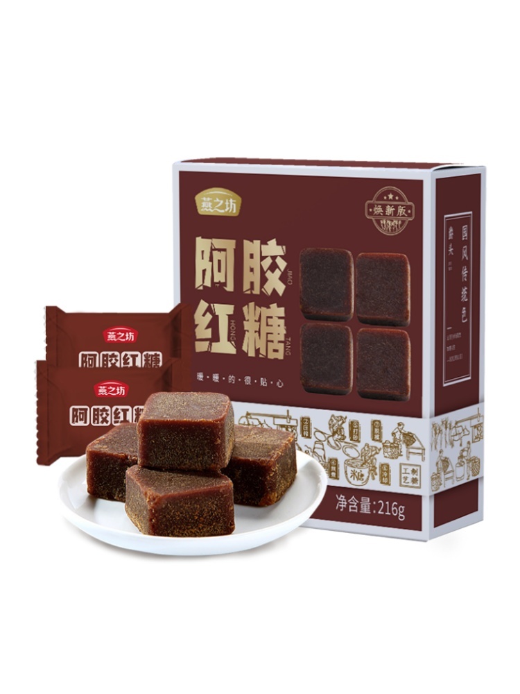燕之坊阿胶红糖216g*4盒