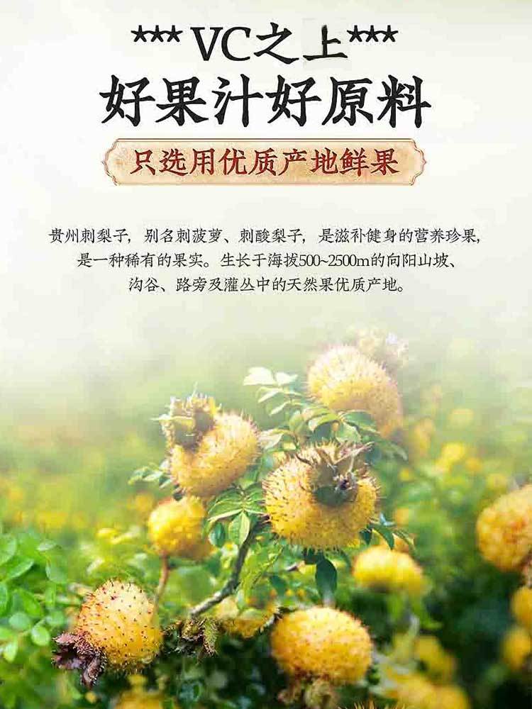 庄民·鲜榨原浆刺梨汁50ml*8瓶