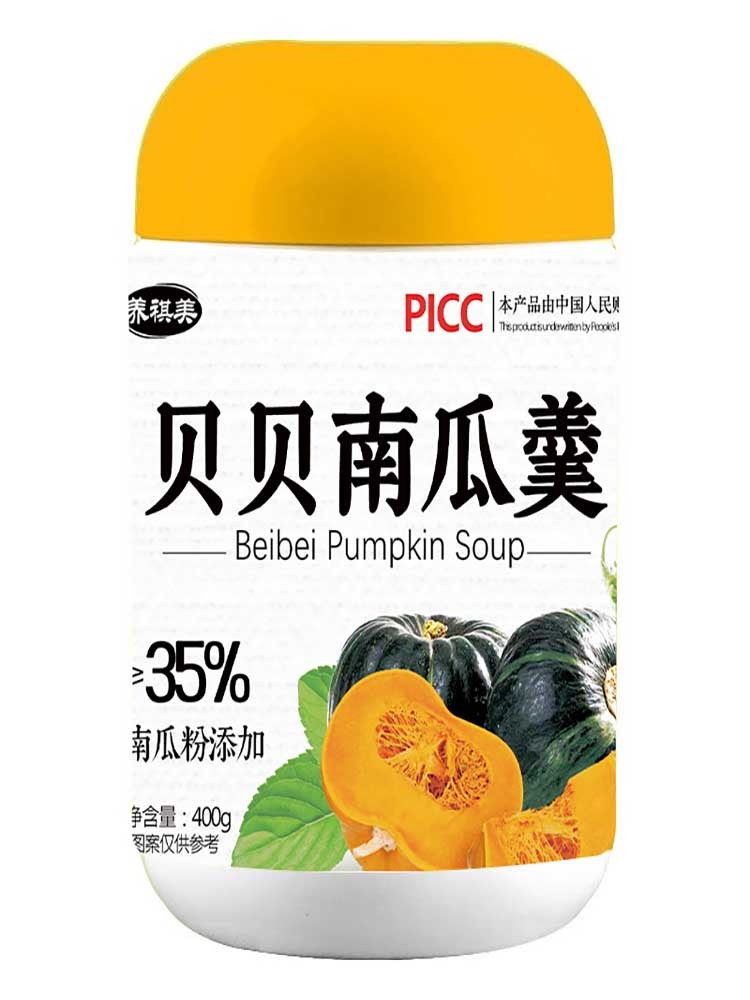 贝贝南瓜羹南瓜粉添加量≥35%粉质细腻营养早餐400g*4