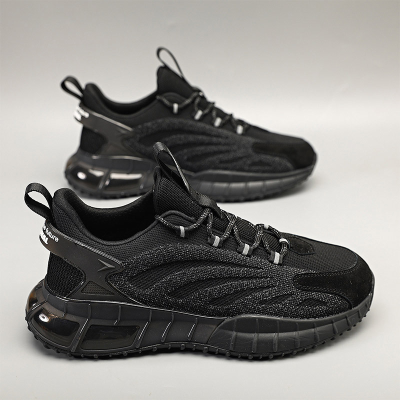 逐旅 时尚新款运动鞋满天星椰子鞋弹力休闲鞋HX-J91056·黑色