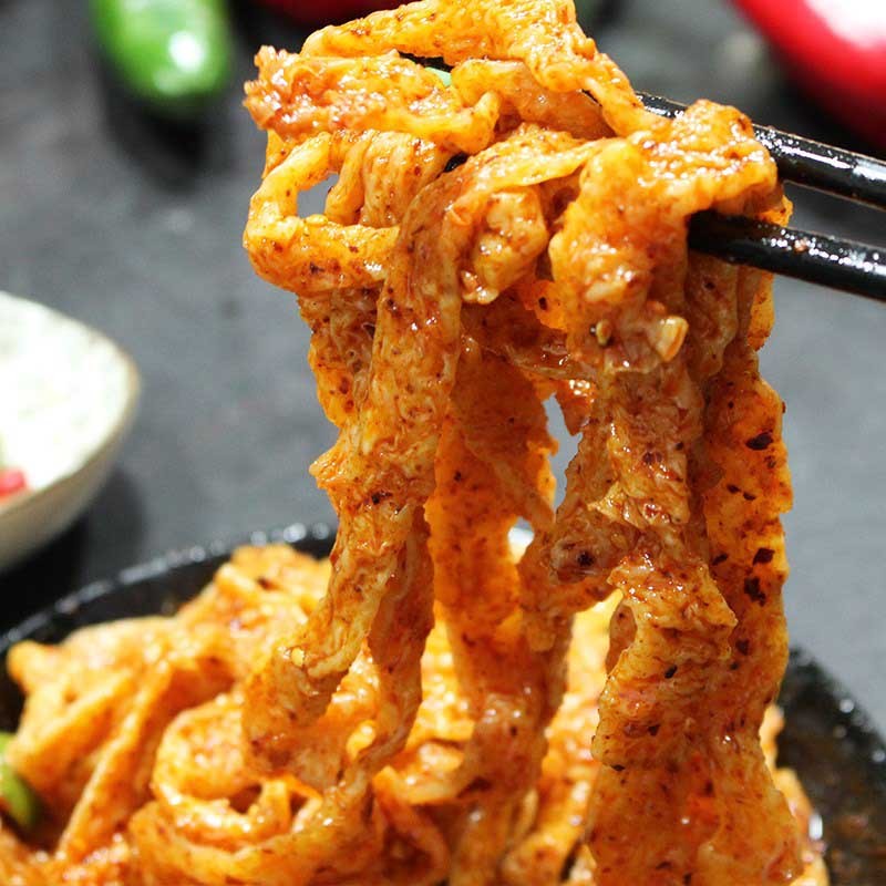 秦格格陕西牛筋面皮270g*8袋凉拌速食