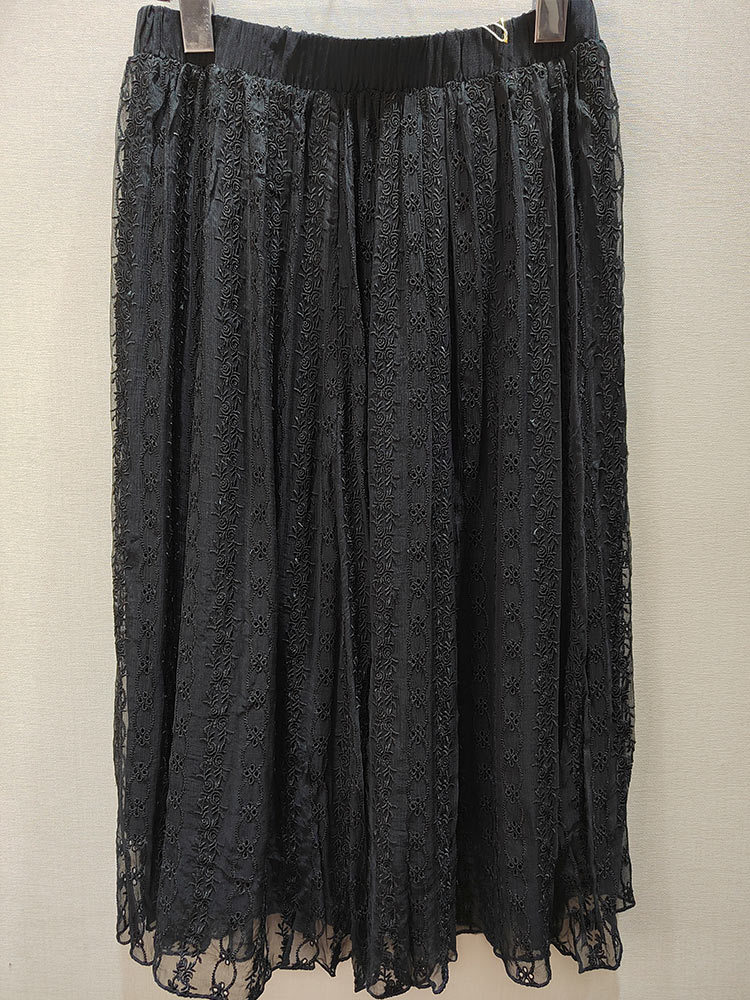 Rifugio Vo桑蚕丝半身裙805·黑色