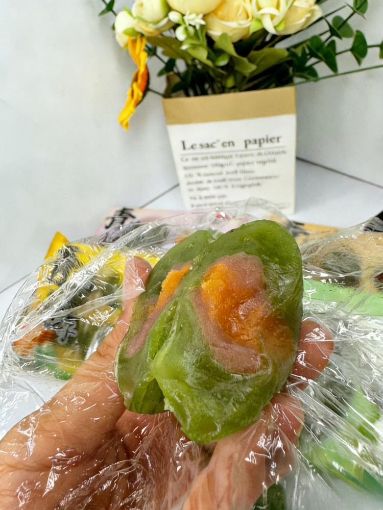 【混合口味】艾草青团子 共36枚 258g*6盒 咸蛋黄肉松、榴莲、黑芝麻口味等