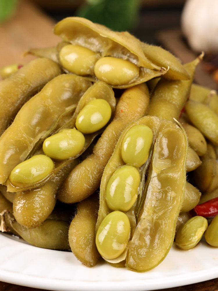 烧烤店同款香辣卤煮毛豆308g*7袋 香辣入味 颗粒饱满 