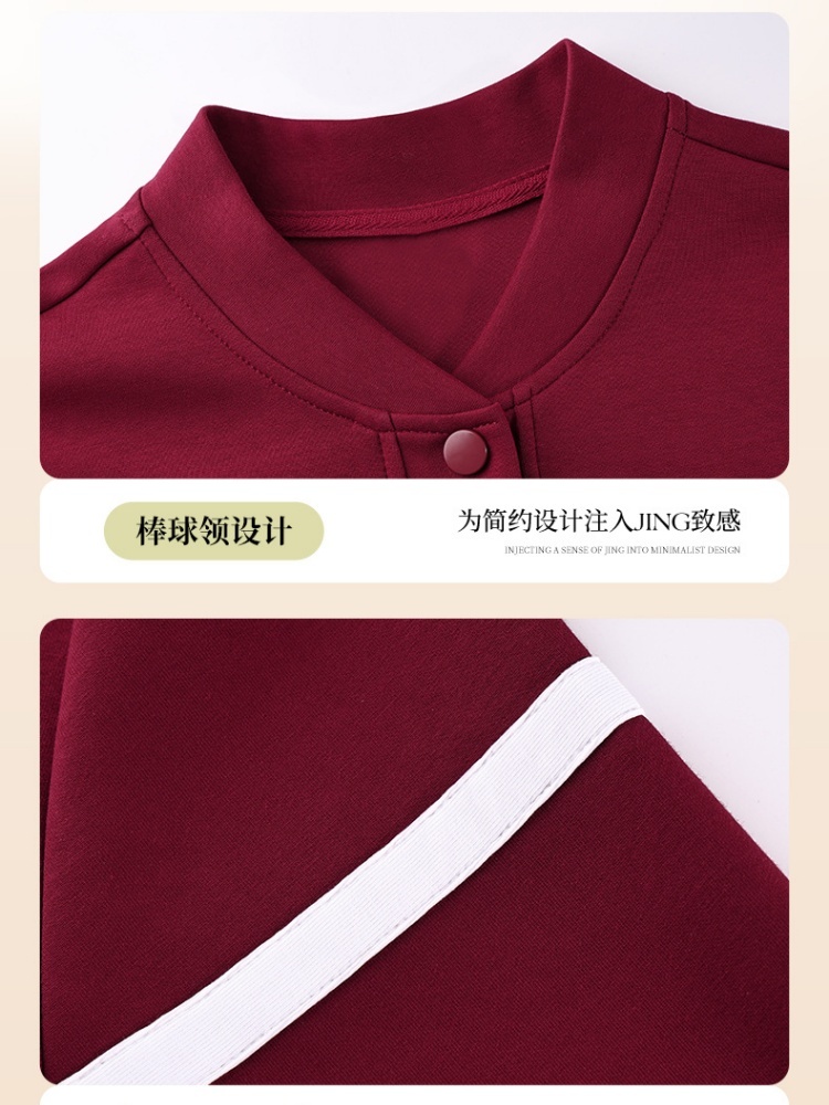 轩凌子棒球服开衫外套S82530062·宝蓝色