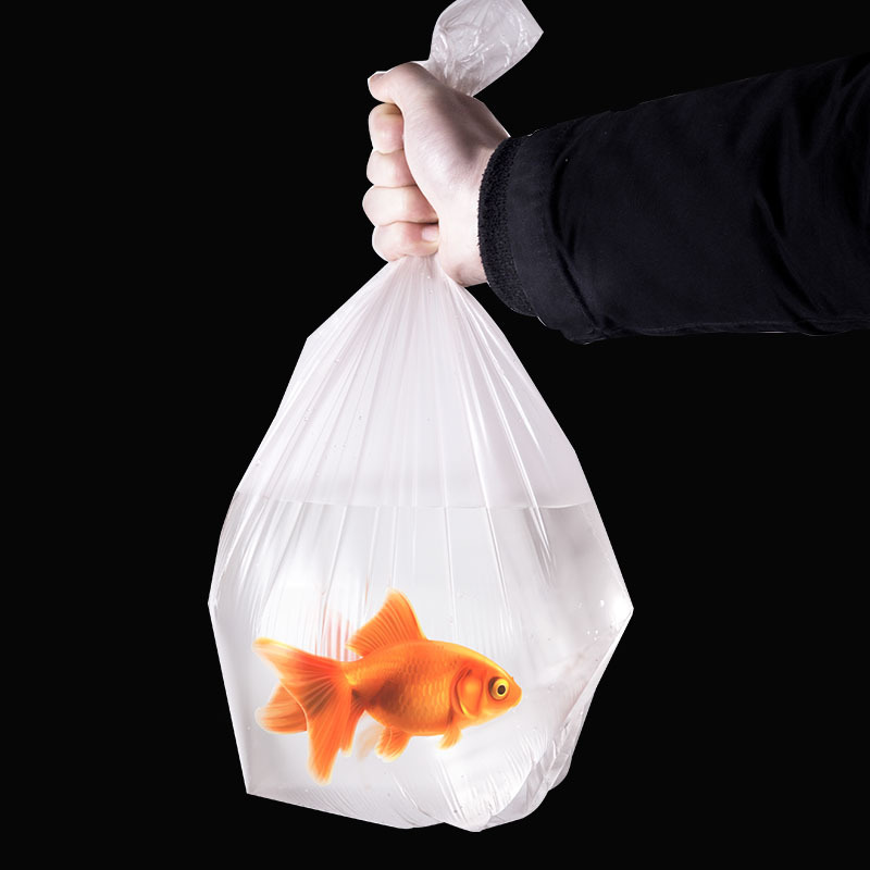 多派加厚平口式垃圾袋45cm*50cm200只颜色可选一次性塑料袋中号垃圾袋·金色