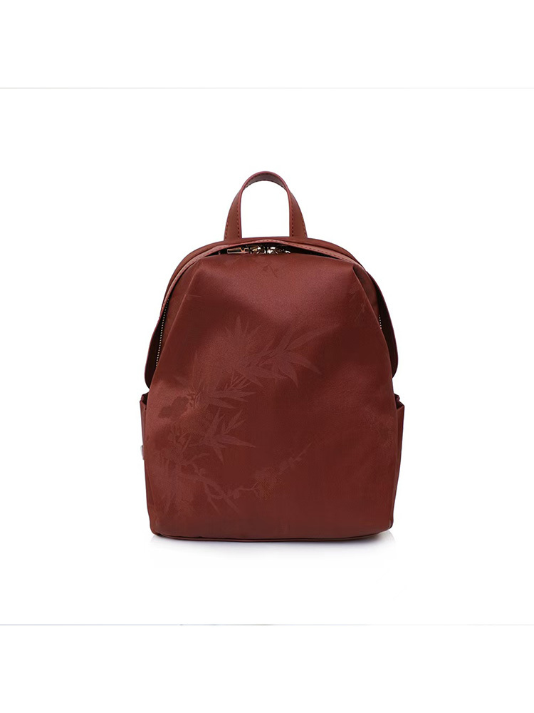 锦桑蚕丝香云纱双肩包J20250165·342号色