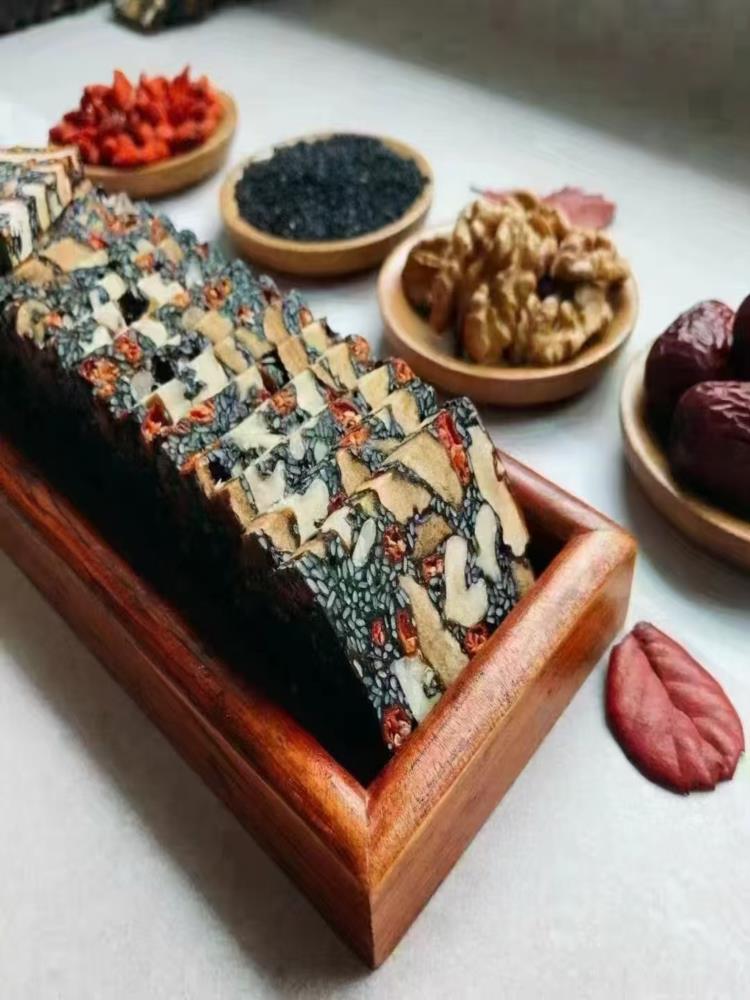 黑芝麻核桃阿胶糕 200g*3盒 食红枣枸杞阿胶固元糕健康休闲小零食