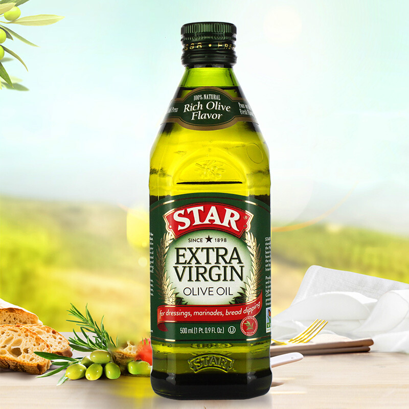 西班牙进口Star星牌特级初榨橄榄油500ml