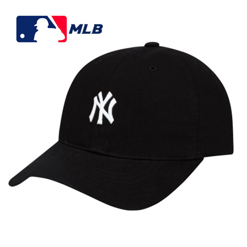 MLB男女帽子 棒球帽 正面NY/LA·黑色白标