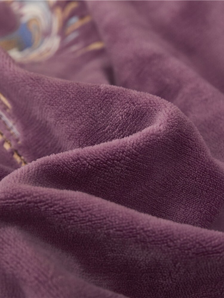 多宝雅新款230克牛奶绒纯色单床单盖毯多功能毛毯245cmx250cm·紫色