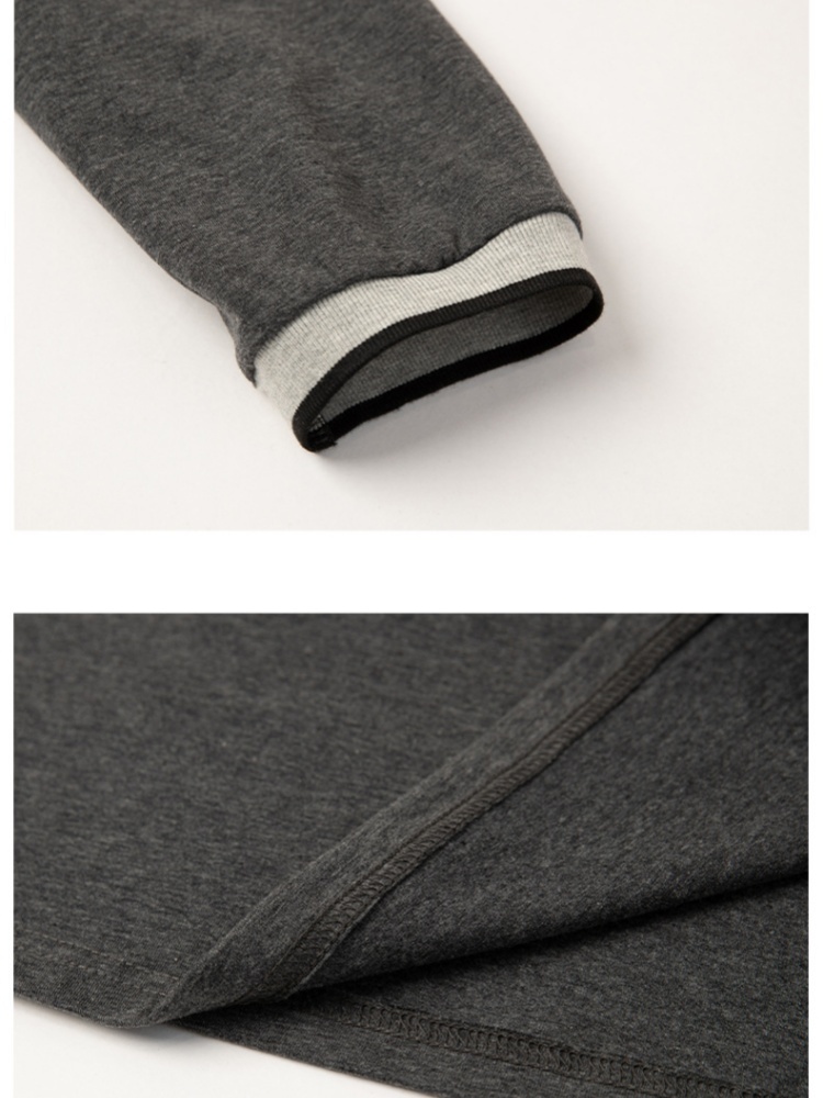 凯诗帕绣花拼接V领T恤6418·花黑