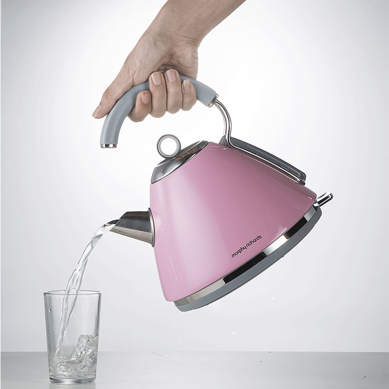 摩飞电器 mr7456a摩飞电水壶家用电热水壶烧水壶·女神粉
