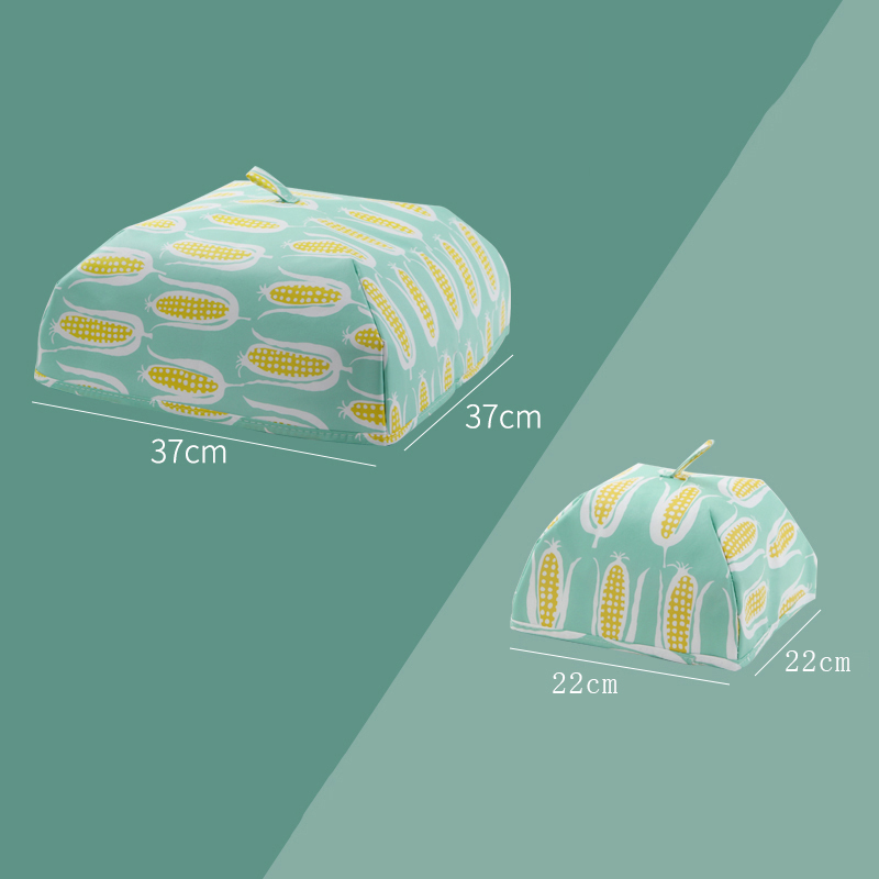 吉优百 家用折叠饭菜防尘防虫铝箔保温罩·图案随机