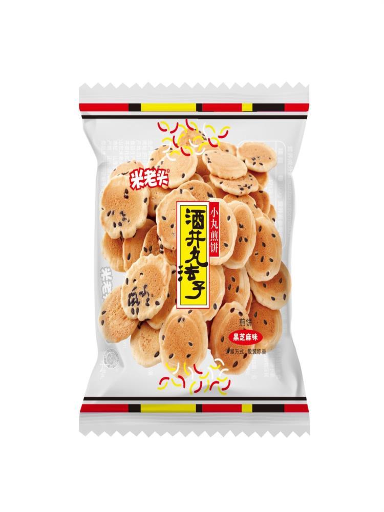 米老头小丸煎饼 20包 白黑芝麻鸡蛋薄脆饼干 多口味