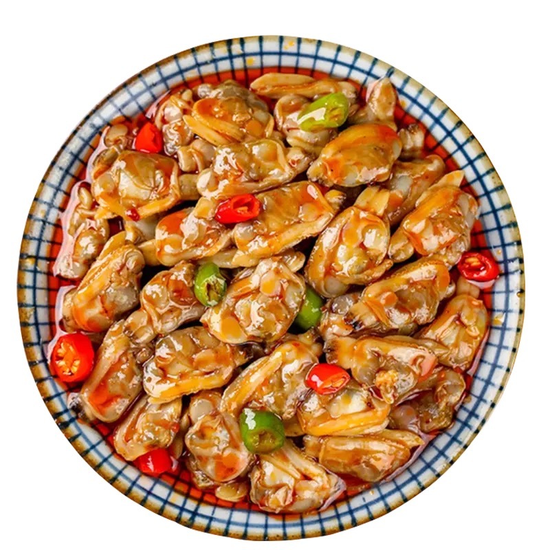 麻辣花蛤肉240g/盒*4盒