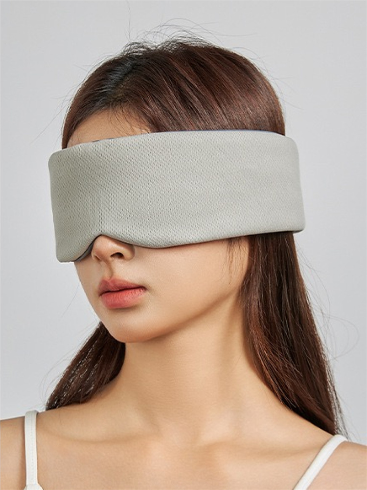 双面全包鸟眼布睡眠眼罩·商务灰