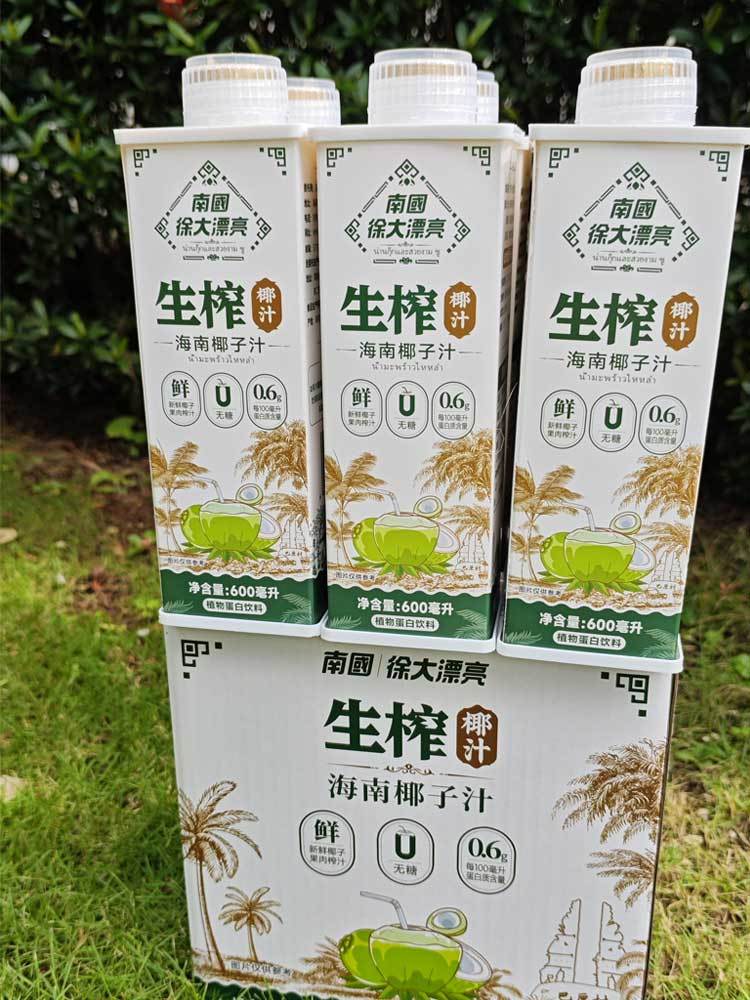 南国徐大漂亮生椰榨椰汁600ml/瓶*6瓶·默认
