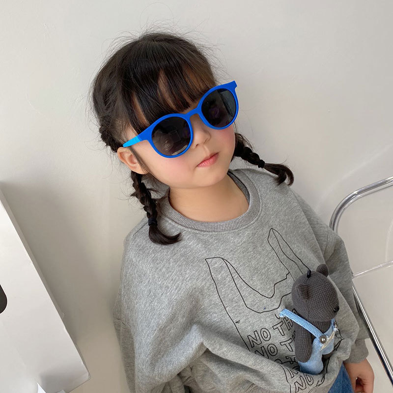 骊佳LJGOOD儿童墨镜高清太阳镜18038（6-14岁）·蓝色框