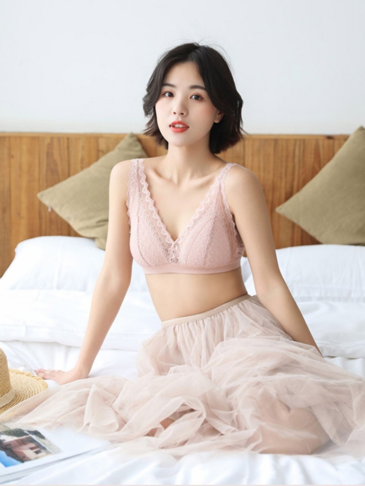 【100蚕丝内里】雅美乔薄杯蕾丝文胸F908·白色