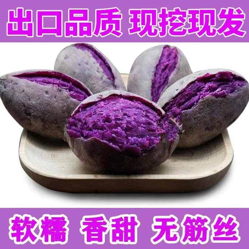 正宗紫罗兰紫薯约10斤