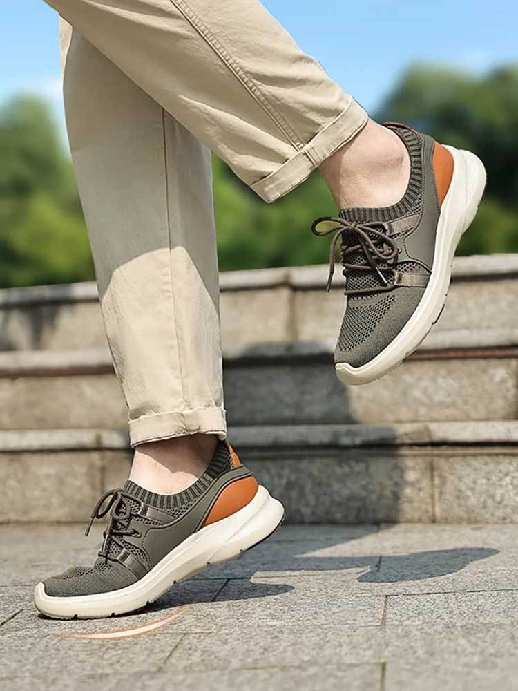 日本品牌pansy一脚蹬运动休闲男鞋·狼棕色