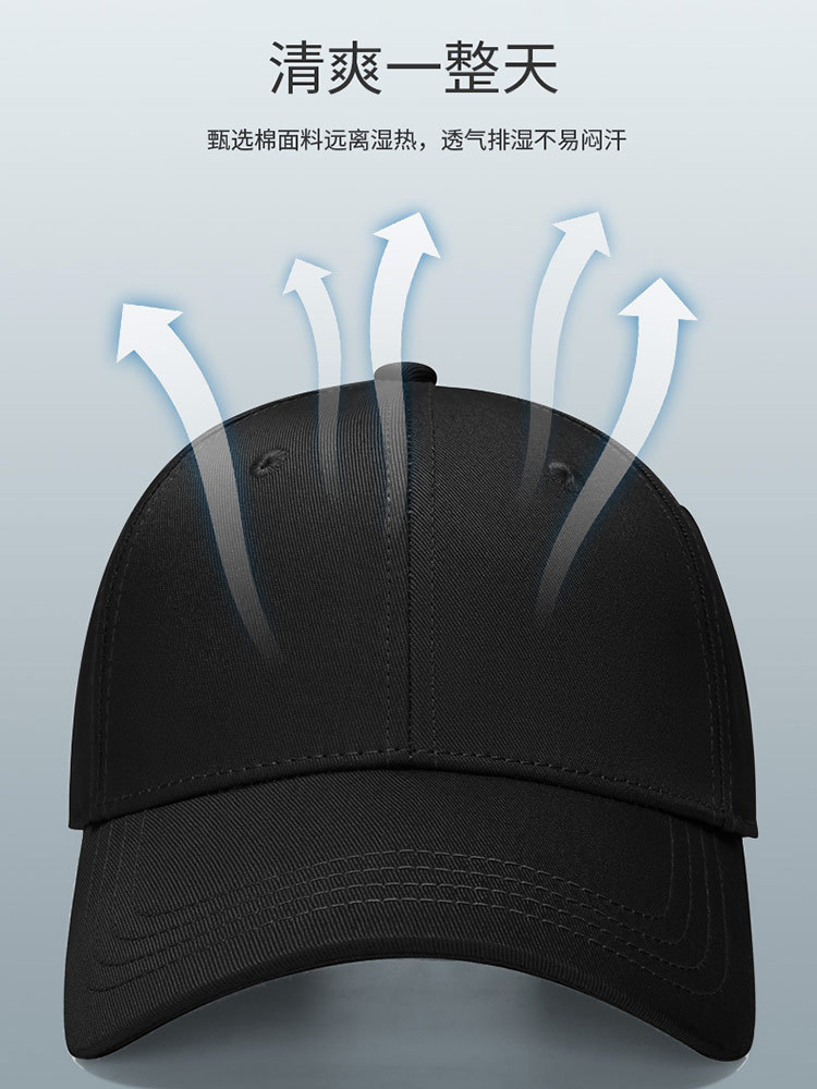 JEEP正品时尚百搭帽子情侣棒球帽鸭舌帽A0621·黑色