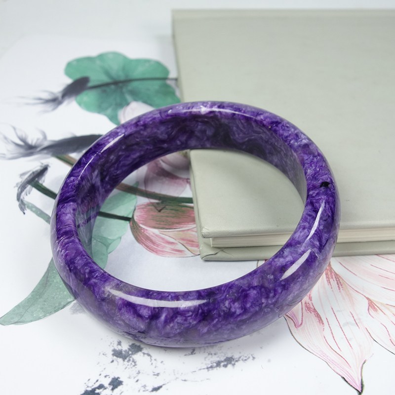 美润·紫龙晶圆圆满满手镯56mm