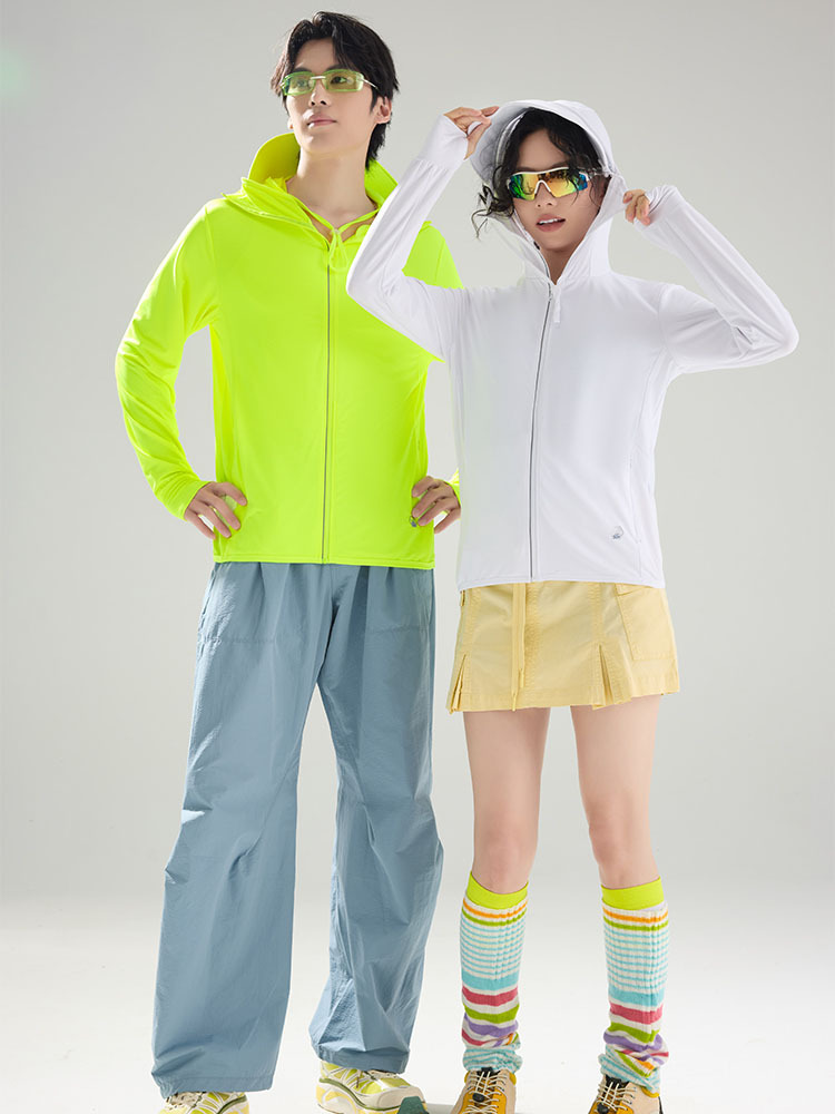 【质检防晒/原纱透气】男女款多巴胺减龄加宽大帽檐冰丝轻量防晒衣·男深灰