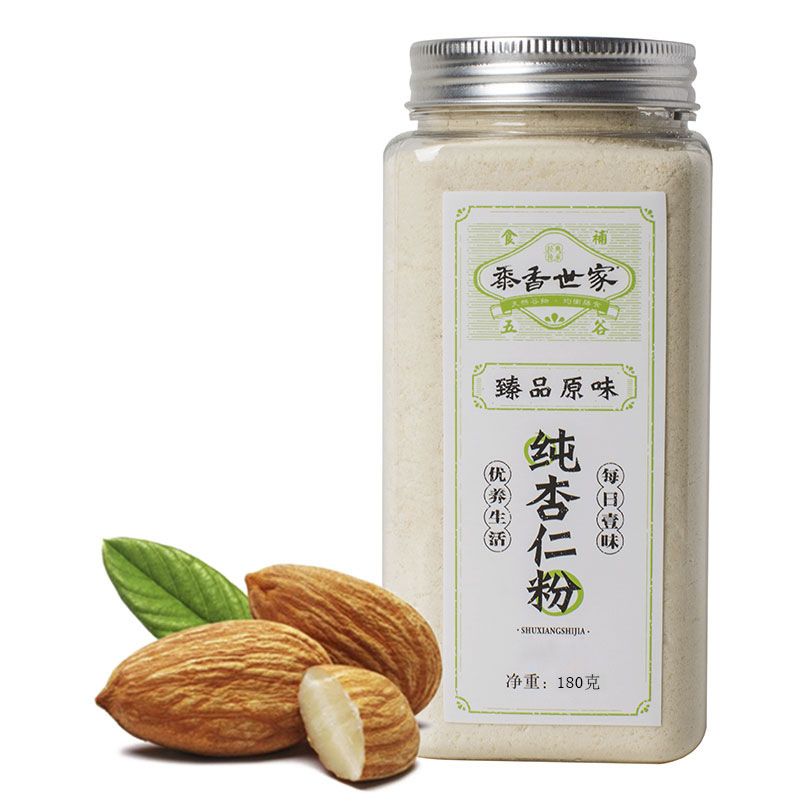 熟南杏仁粉早餐粉纯杏仁粉180g*3