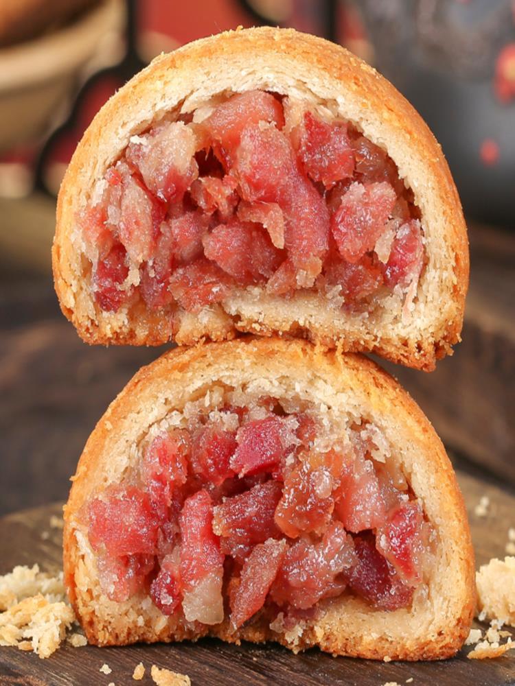 【云南特产】云腿月饼 50g*12枚 宣威老火腿月饼 糕点点心