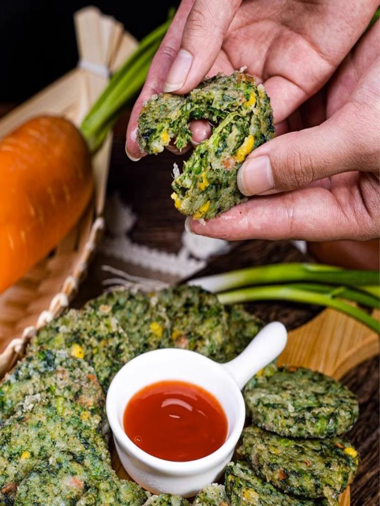 蒲公英煎饼 小煎饼270g*2袋 速食面点半成品手抓小菜饼