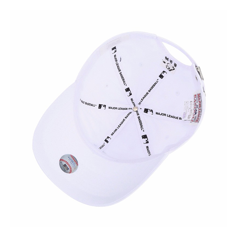 MLB 男女帽子 卡其色白标正面小洋基NY 32CP77841-50W·软顶白色黑标