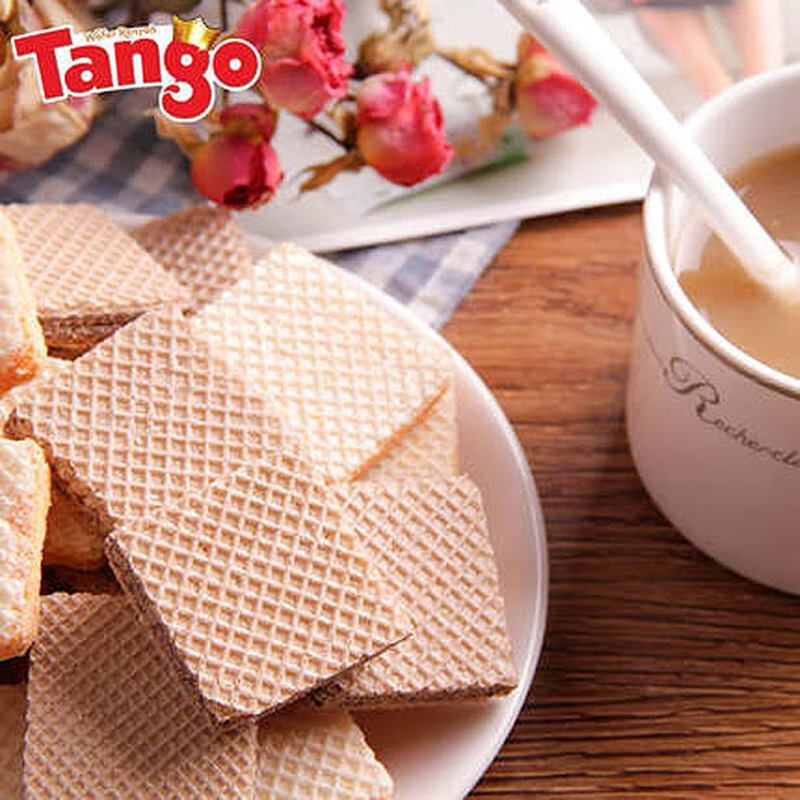 印尼进口Tango奥朗探戈 威化饼干罐装350g*4