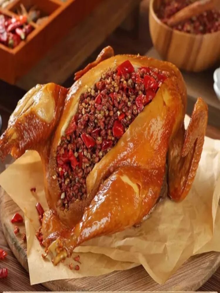 【整只鸡】手撕麻椒鸡 500g*2只 熟食麻椒鸡 麻辣烧鸡即食五香扒鸡