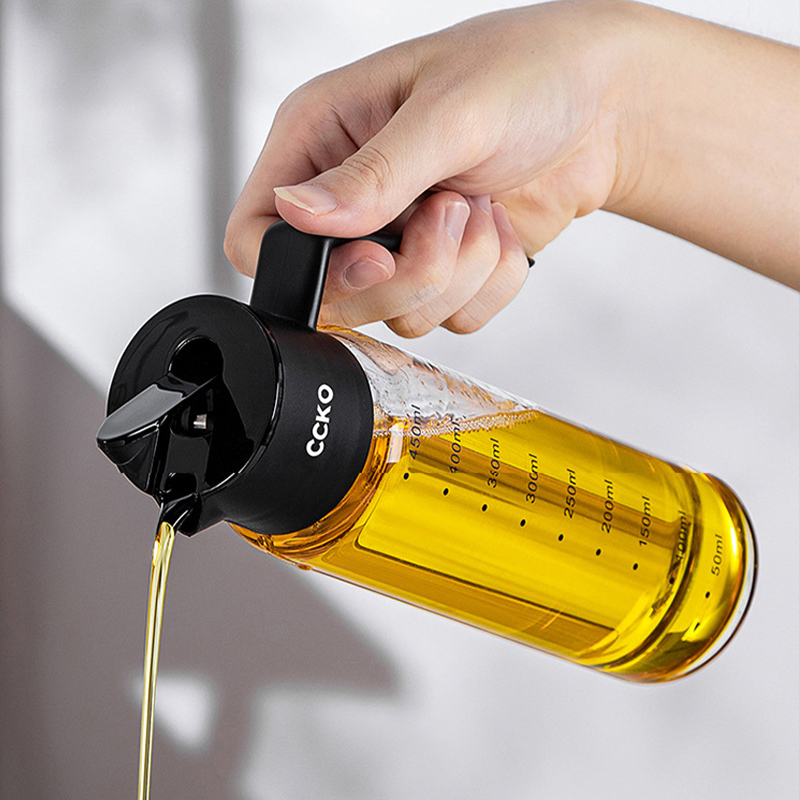 德国CCKO自动开合油壶重力油瓶家用油壶酱油瓶450ml