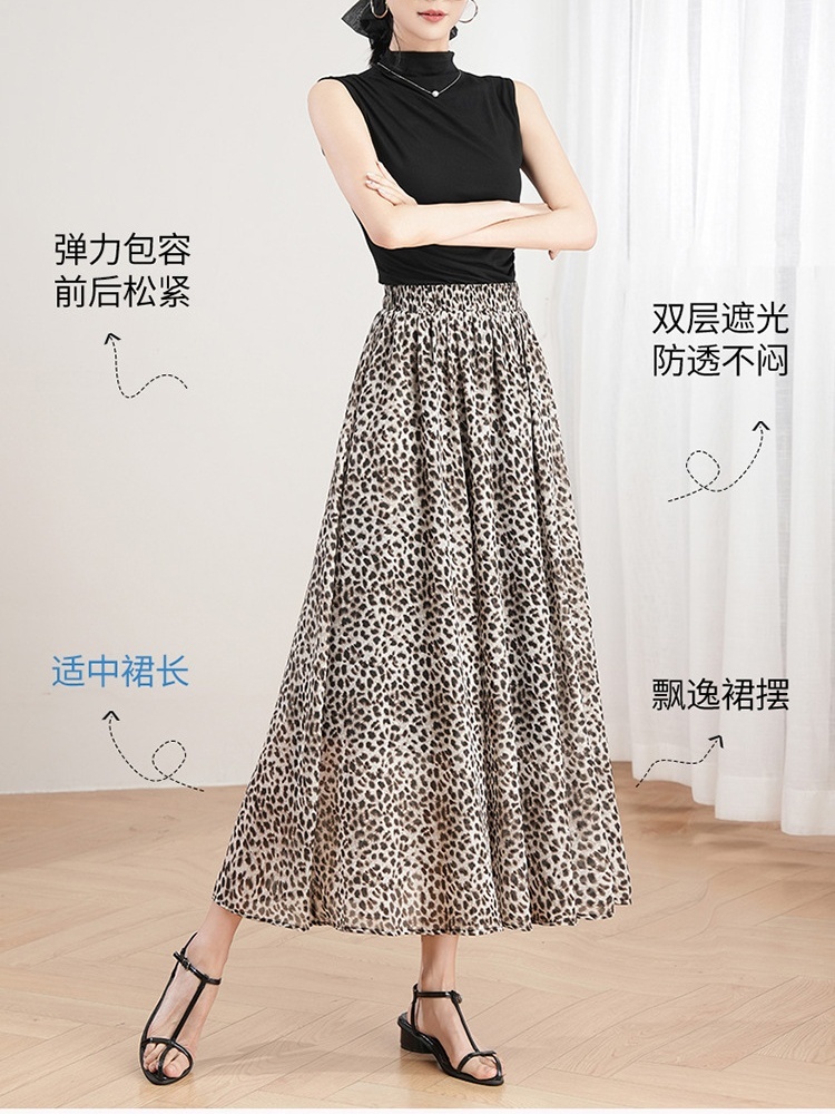 梦卓旋复古印花半身裙PH16125·5号色