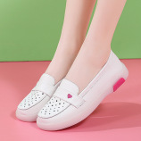 小白鞋YLN1866镂空白粉