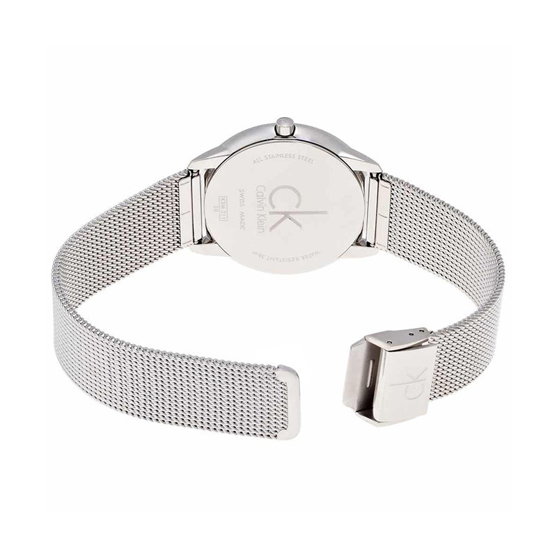 CK手表瑞士时装腕表时尚手表石英男表K3M21124、K3M21126钢带·白盘
