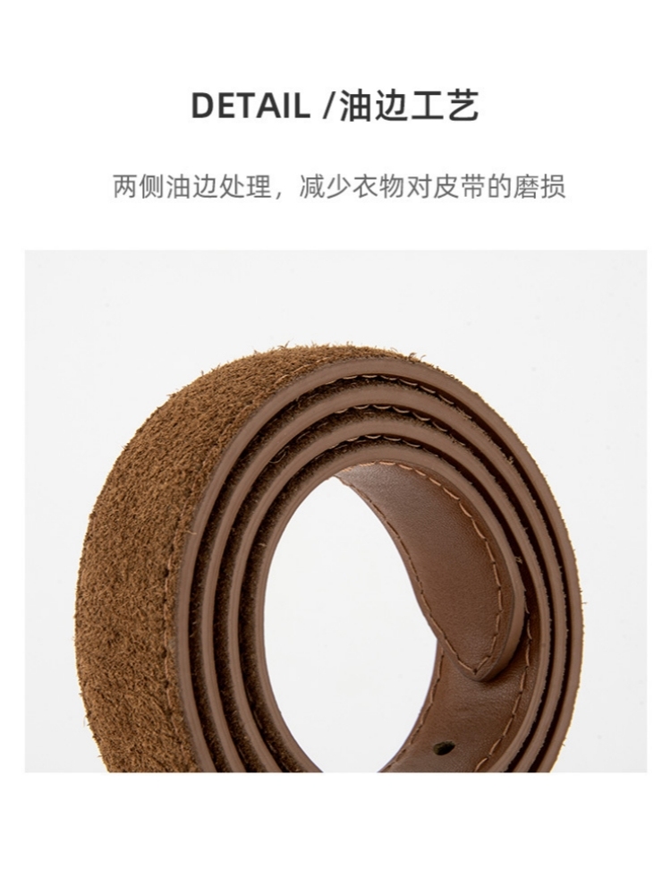 杜鹃鸟时尚水钻金色CD扣牛皮腰带28006·酒红