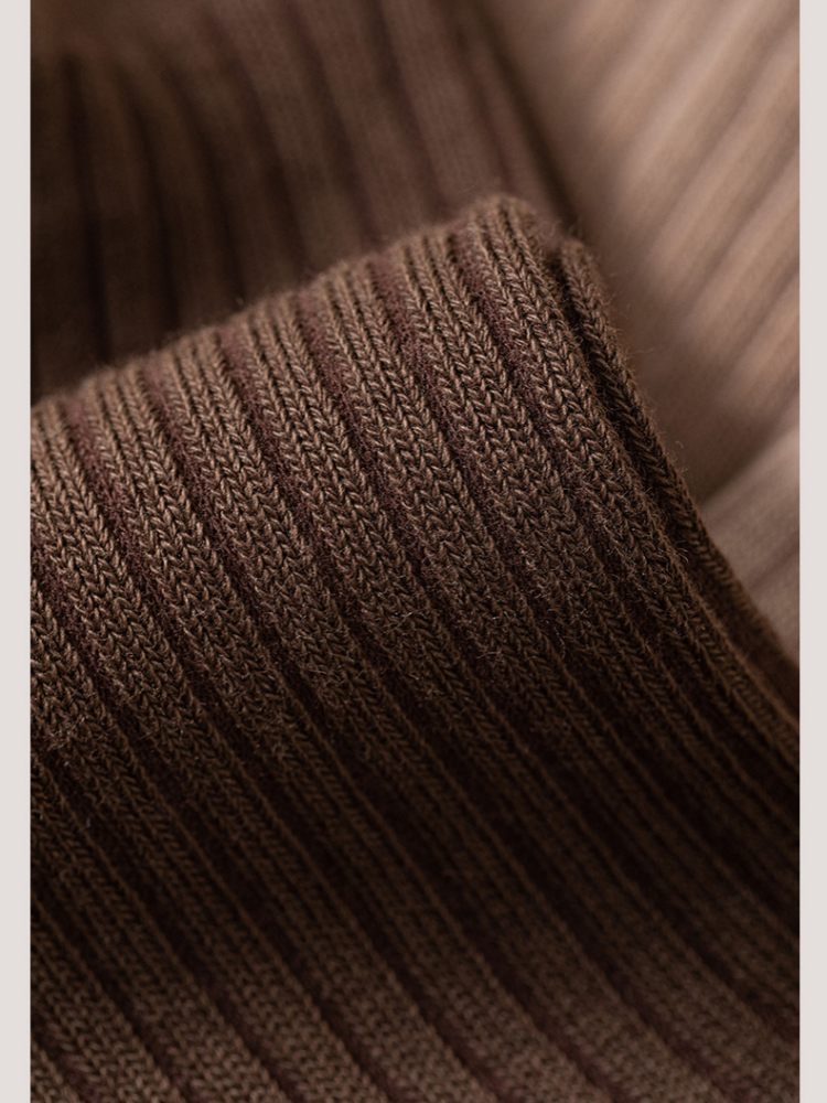 【92长绒棉】7双棉悟秋冬防臭抗起球条纹中筒袜5017·颜色随机