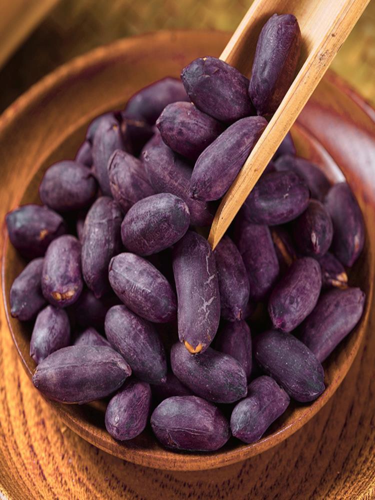 五香黑花生 90g*6袋 炒熟黑花生 花青素 去壳香酥下酒菜炒货