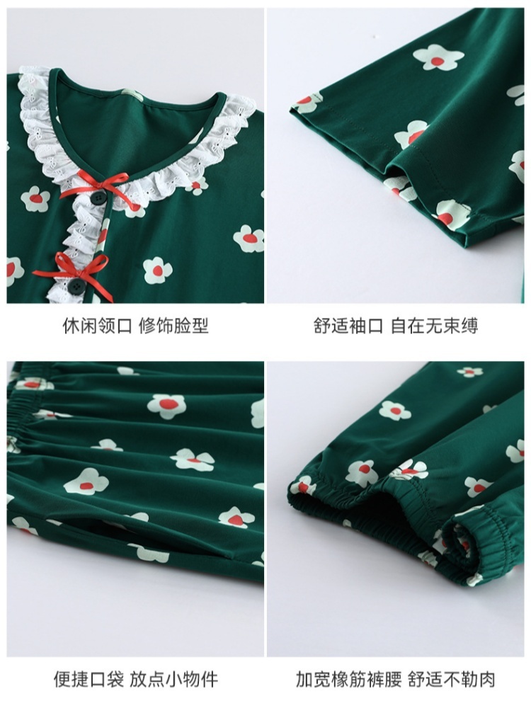 【100棉】安曼短袖七分裤家居服AZ26-A36106·AZ26-A36102