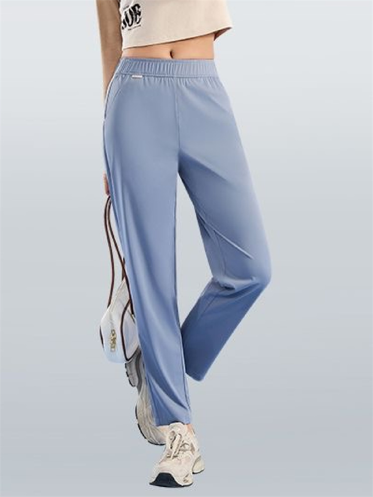 纤丝鸟时尚外穿系列女士冰感裤·蓝色