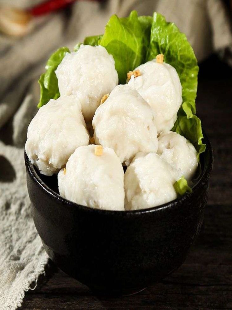 【潮汕特产】墨鱼丸 250g*4袋 空气炸锅火锅丸子 丸料生鲜食材