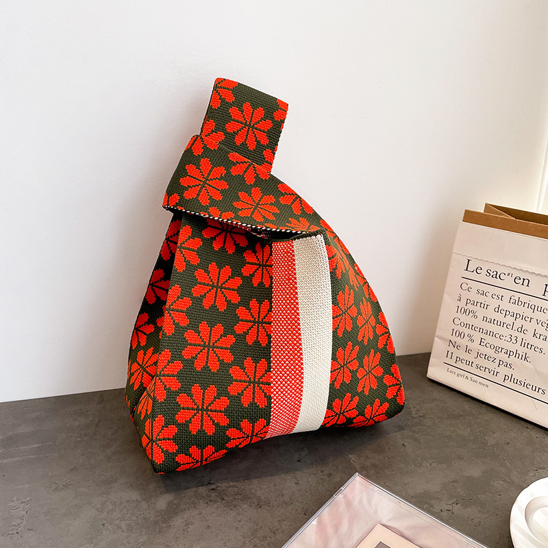 普春小众设计日常便携手提包·05210橘色