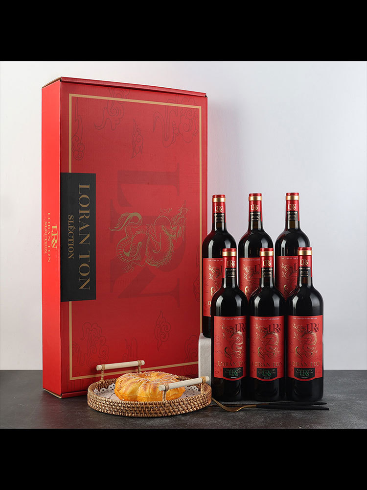 【买一赠一】洛兰顿酒庄·龙腾 龙年纪念干红葡萄酒·通用