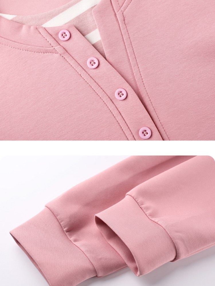 轩凌子轻薄别致圆领卫衣S82530028·宝蓝色