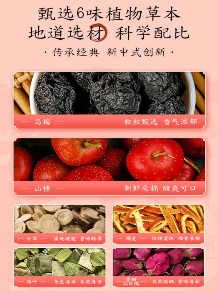 乌梅荷叶饮饮料20瓶*245ml