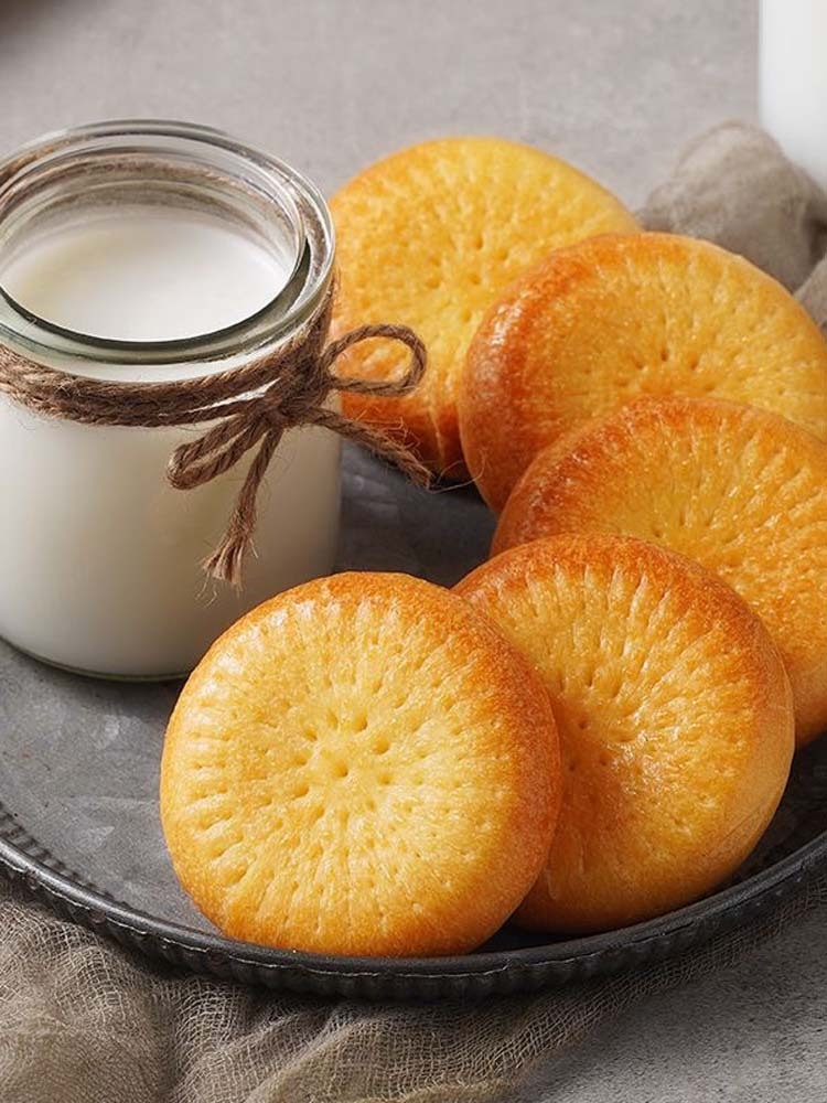 【无添加】新疆牛乳小馕饼30枚